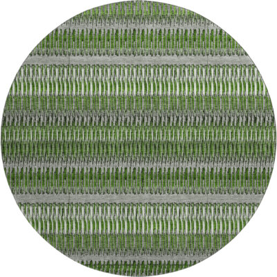 Premium Machine Washable Cerrito AMF589 Green Rug