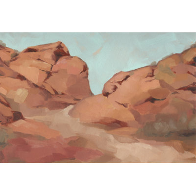 «Red Rocks View I» par Jacob Green - peinture sur toile tendue