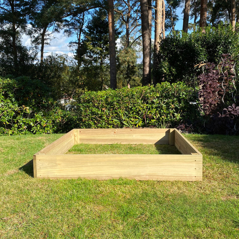 Borjan Wood Raised Garden Bed