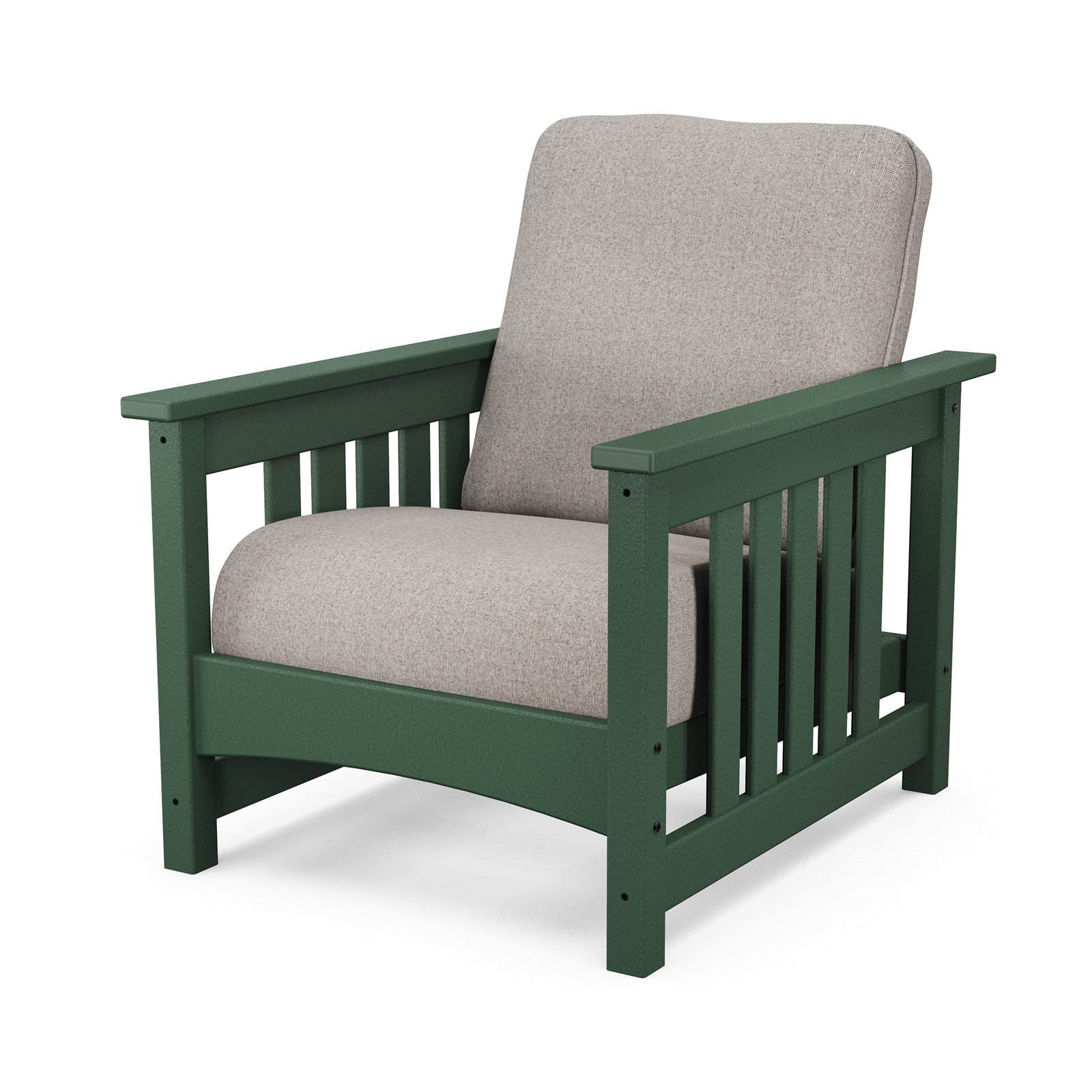 Club Patio Lounge Chair, Weathered Tweed Revolution® Tweed, Light Beige