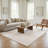 Lina Solid Boho Neutral Machine Washable Cream / White Area Rug-615701463-615701460