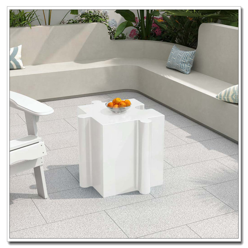 Table d'appoint Art, Blanc
