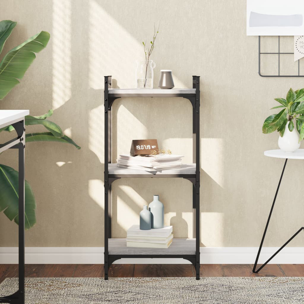 Aaleigha 86cm H x 30cm W Metal Standard Bookcase