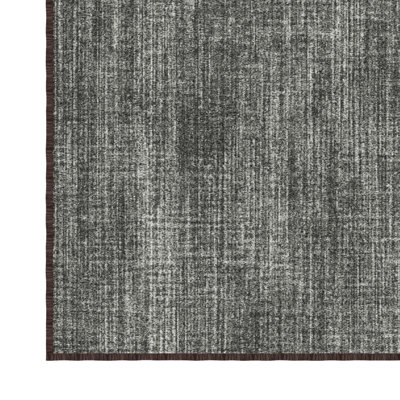 Soft Non-Slip Indoor Solid Rug, Brown