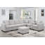 Canapé d'angle luxueux avec porte-gobelets intégrés, sofa confortable