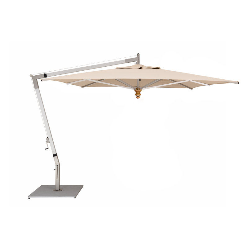 Pendulum 10' x 13.1' Rectangle Cantilever Umbrella, Canvas Canvas Sunbrella® Canvas, Double Stack Plate - Large