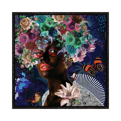 Women in Bloom - Colours of Freedom 1 Piece Wall Art on Canvas