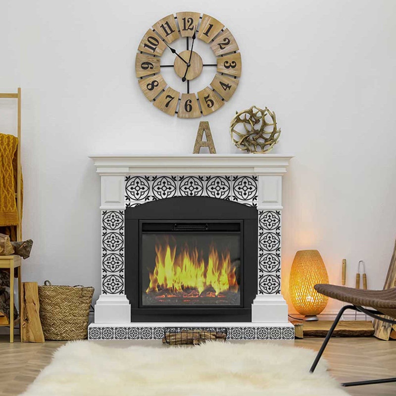 7'' W x 7'' L Vinyl Peel and Stick Field Tile