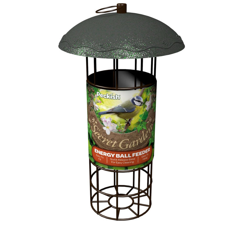 Anslie Metal Hanging Tube Bird Feeder