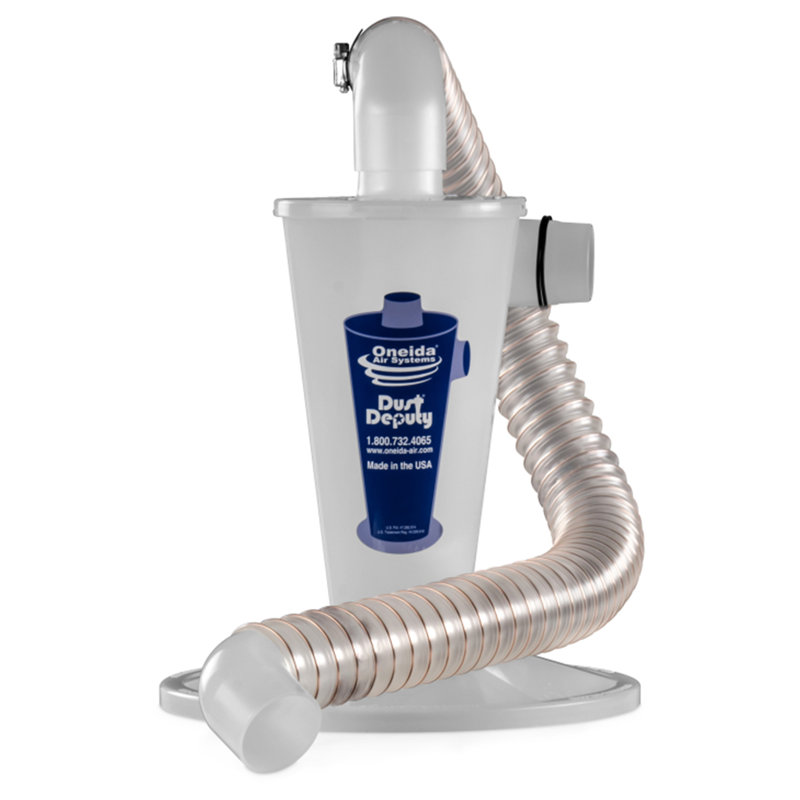 Oneida Air Systems Dust Deputy Plus Cyclone Separator for Shop Vacuum