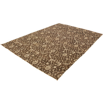 Tapis de la surface en laine 10 pi x 13 pi 11 po main one-of-kind noué la 2010 Helghi