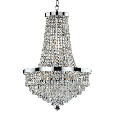 Lustre empire unique à 8 lumières Wilkerson