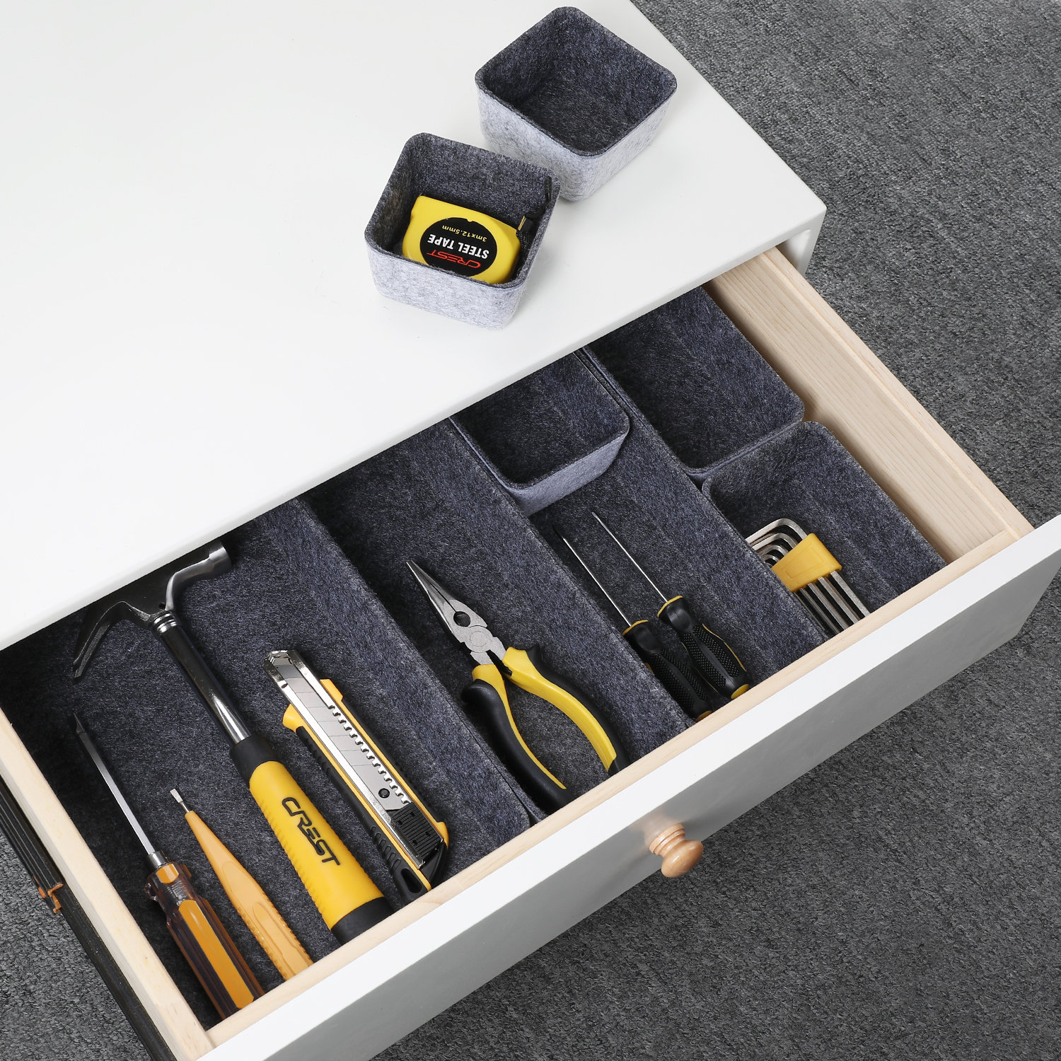 Geneseo Organizer Set, Charcoal