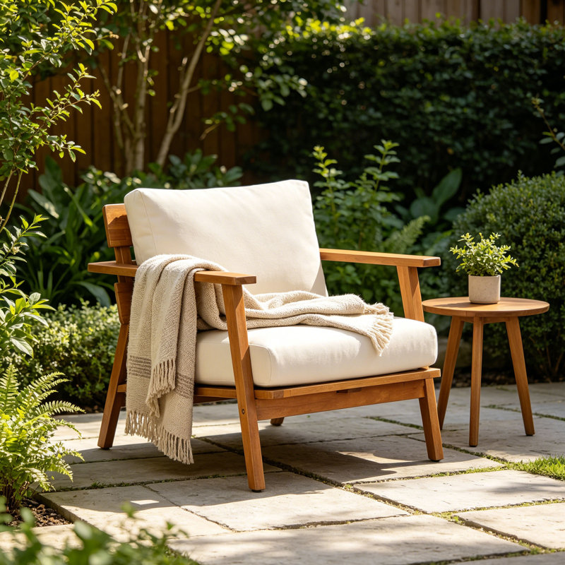 Fauteuil club 29,5 po Mid-Century