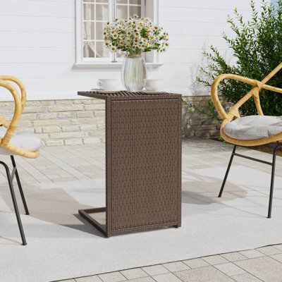 Lieseiene Rectangular 35cm L Outdoor Side Table