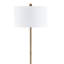 Lampe sur pied 64,5 "avec abat-jour en tissu Tryphosa, naturel