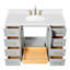 Freitas 48'' Solid Wood Single Bathroom Vanity-463623749-463623771-532015361