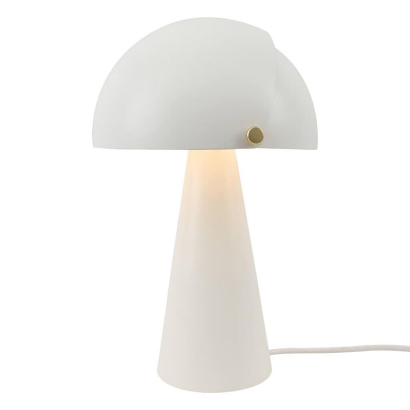 Metal Desk Lamp, White
