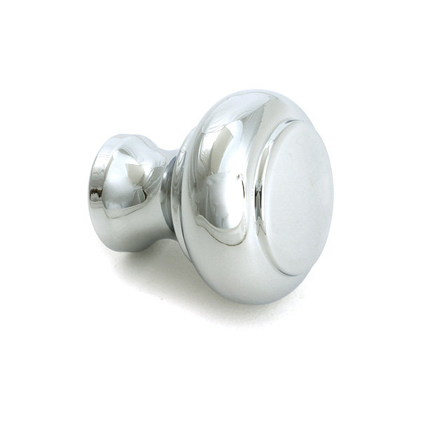 Regency Cabinet Knob, Polished Chrome, 1.18" Knob Diameter