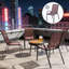 Ensemble de 4 chaises d'extérieur empilables-800105915