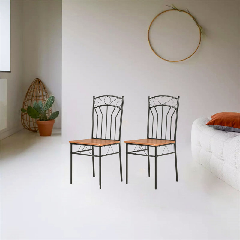 44 cm H Slat Back Dining Chair
