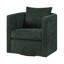 Fauteuil demi-tonneau pivotant vert Kelly-1916681373