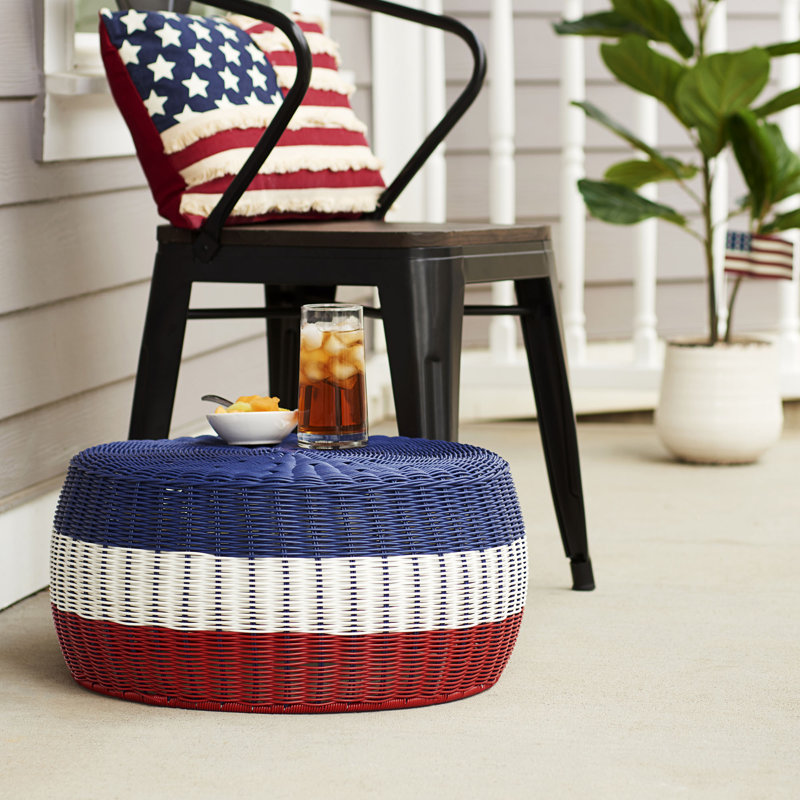 Table basse Barrel, Orange / jaune / rose / bleu / vert