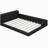 Queen-sized Soft Platform Bed with Two Reading Lamps-37864114