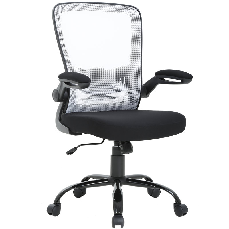  Chaise de bureau ergonomique en filet, Blanc