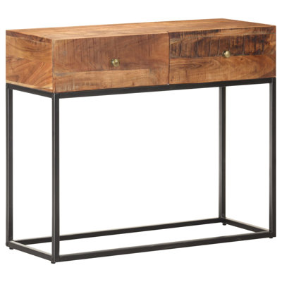 Milledgeville 90cm Solid Wood Top Console Table