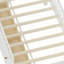 Structure de lit simple avec rangement à 4 tiroirs, lit plateforme en bois pour enfants avec garde-corps, tête de lit et échelle, aucun sommier requis, assemblage facile-89301081