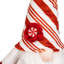 Décoration de Noël gnome en peluche bonbon à la menthe poivrée - 10 po