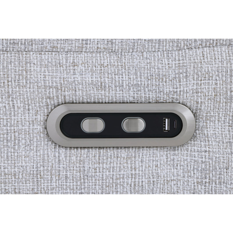 Chenille Power Motion Sofa W/USB Port
