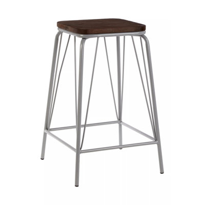 Laughlin Counter Stool with Metal Frame