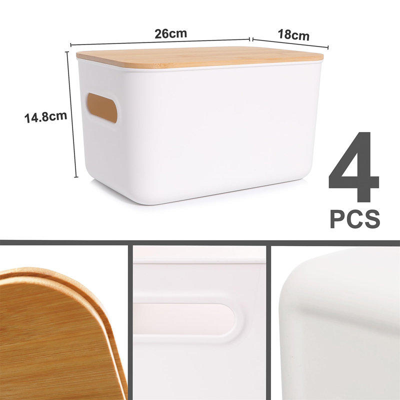 August Grove Plastic Decorative Bin
