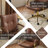 Luxury Faux Leather Office Chair - Padded Arms-1168926806