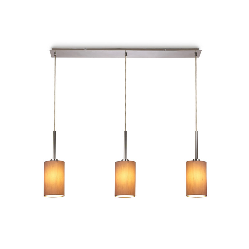 20cm H Faux Silk Drum Lamp Shade, Taupe