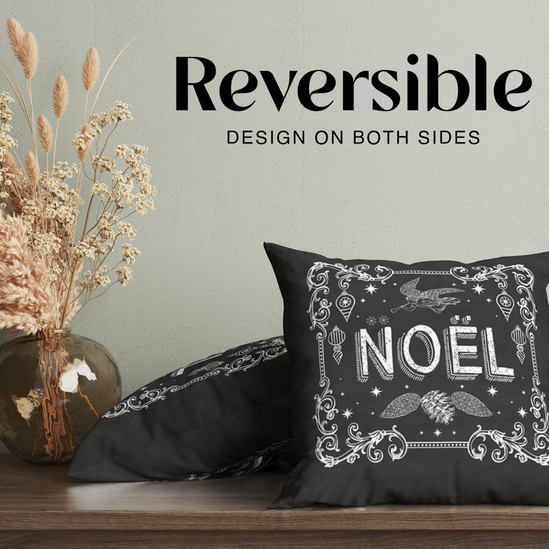 Housse de coussin Noel, H 16 po x l 16 po
