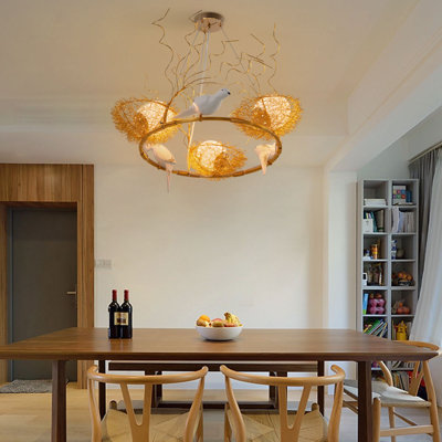 Luminaires suspendus nid d'oiseau uniques
