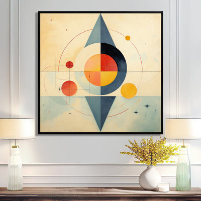 Retro Balance Japanese Vintage Pastel - Geometric Wall Art