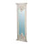 Miroir pleine longueur 21,5 po x 59 po avec cadre en bois massif, miroir de plancher pour le vestibule de la chambre à coucher du salon