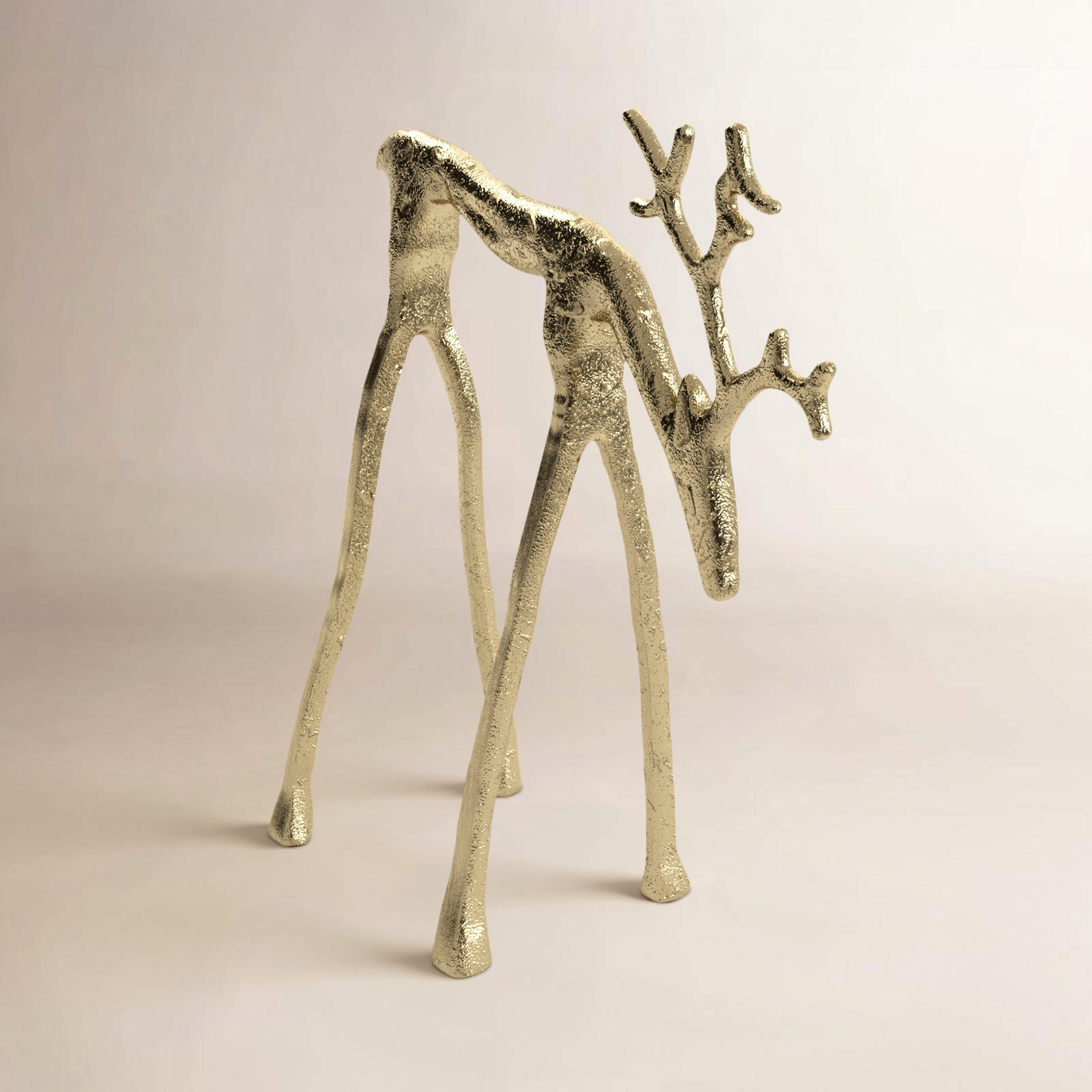 Reindeer Decorative Accent, 8.25" H x 7" W x 3" D
