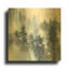 «Misty Forest I» par Katrina Pete, art mural en métal doré, 24 po x 24 po-2090060322