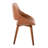 Najrin Upholstered Side Chair with Bent Wood Legs-127128971-87951727