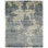 Hand Knotted Abstract Area Rug in Gray
