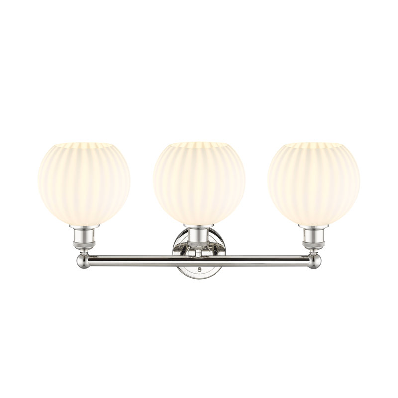 Bharata 3 - Light Dimmable Vanity Light, Polished Nickel