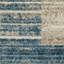 Brice Power-Loom recyclé P.E.T. Tapis géométrique bleu / beige-1744319653