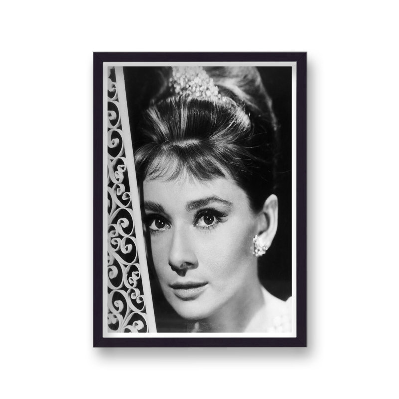Audrey Hepburn Breakfast At Tiffany's Publicity Shot 2 - Single Picture Frame Print