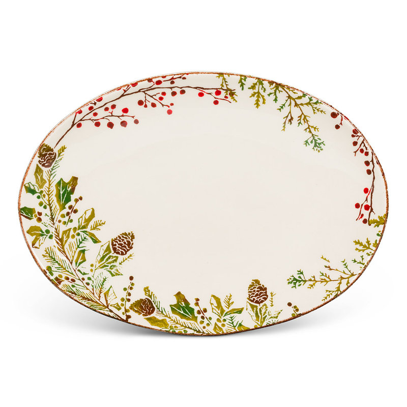 The Holiday Aisle® Ceramic Platter