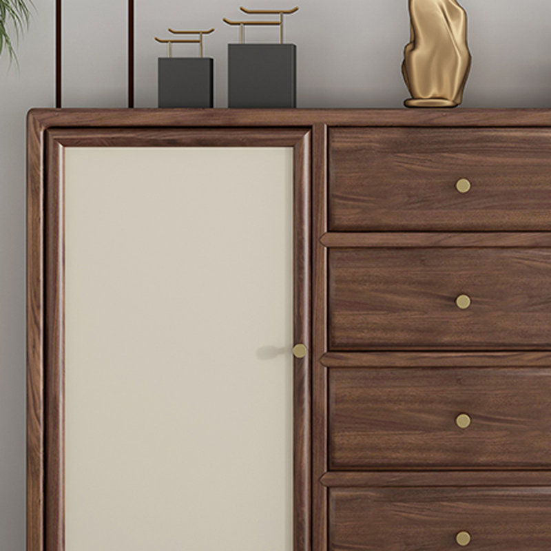 Spacious Walnut Sideboard with 4 Drawers